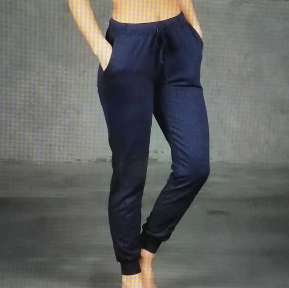 Plus 2X - 3X Navy Joggers